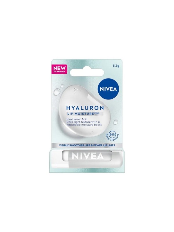 Nivea Hyaluron Lip Moisture Plus Nawilżający Balsam do ust w sztyfcie 5.2 g