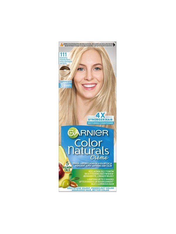 Фарба для волосся Garnier Color Naturals /111/ Світлий попелястий blond