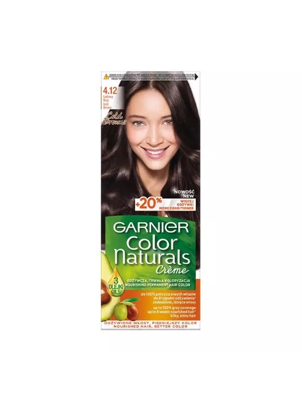 Фарба для волосся Garnier Color Naturals /4.12/ Крижаний коричневий