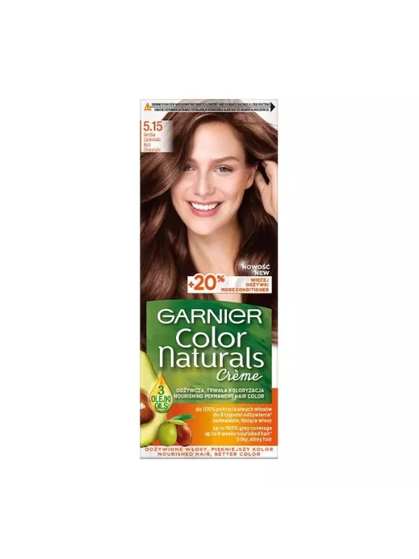 Фарба для волосся Garnier Color Naturals / 5 / Чорний шоколад