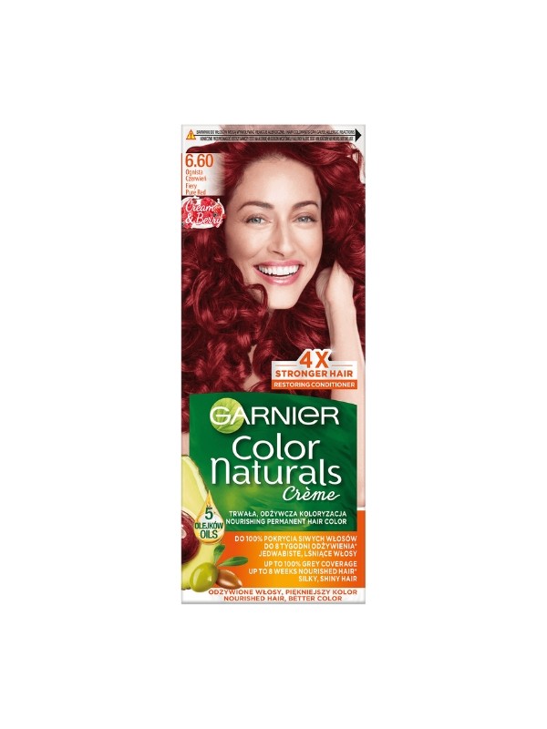 Фарба для волосся Garnier Color Naturals /6.60/ Вогненно-рудий