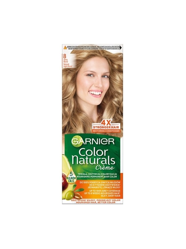 Garnier Color Naturals Farba do włosów /8/ Jasny blond