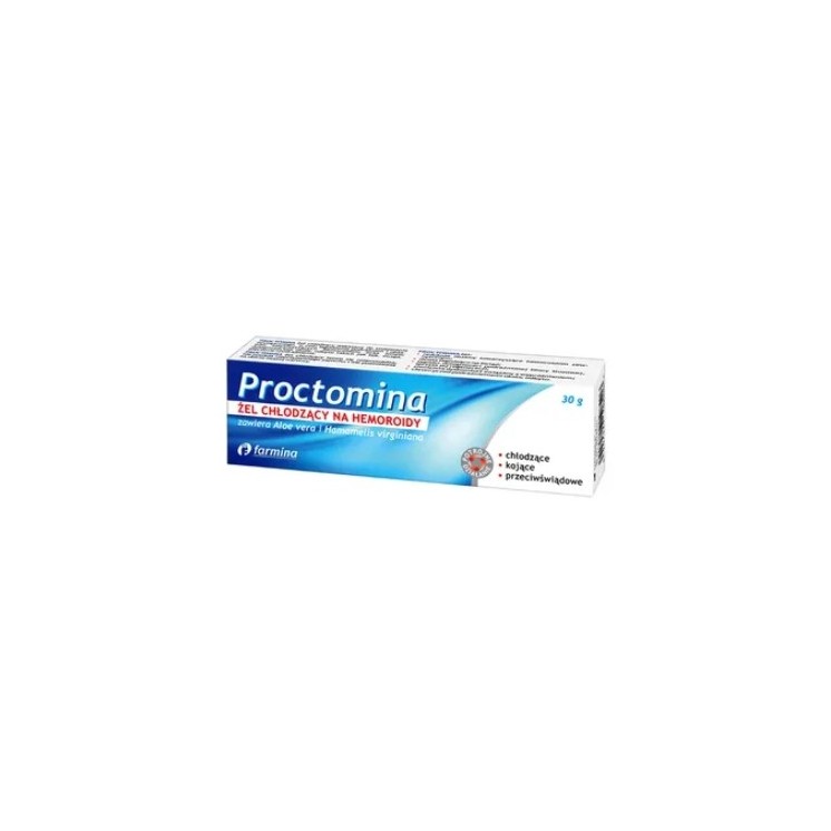 Proctomina Żel chłodzący na hemoroidy 30 g