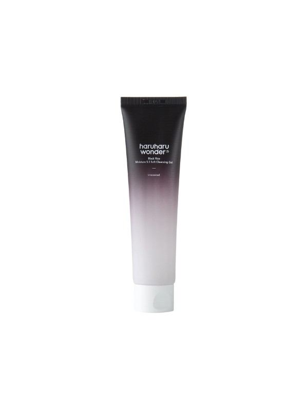 Haruharu Wonder Black Rice Moisture 5 .5 Soft Cleansing Gel Facial Gel with Rice Ferment 100 ml