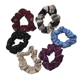 Hair bands 100% Silk mix of patterns Hand-made from silk ties