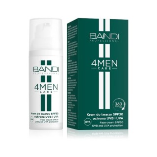 Crème visage Bandi 4Men Care SPF30 Protection UVB UVA 50 ml
