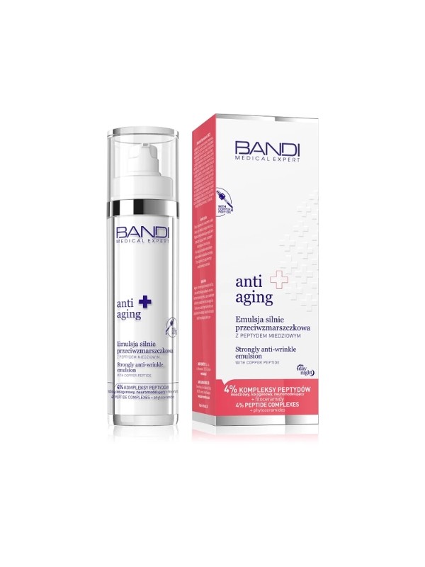 Bandi Medical Expert ANTI AGING Emulsja silnie przeciwzmarszkowa z peptydem miedziowym 50 ml