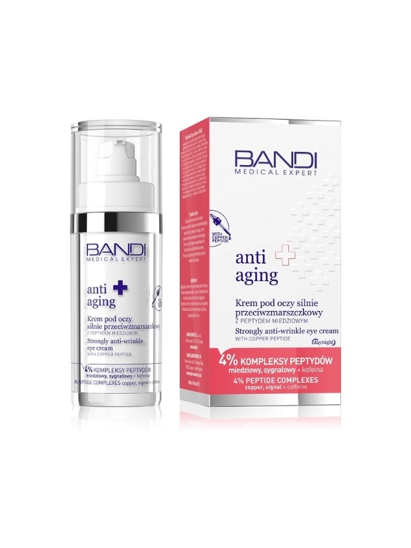 Крем для очей Bandi Medical Expert ANTI AGEING Сильно проти зморшок з пептидом міді 30 мл