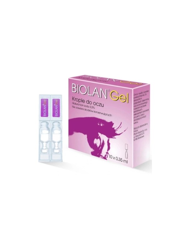 Biolan Gel 0,3 %, Augentropfen 10 min. 0,35 ml