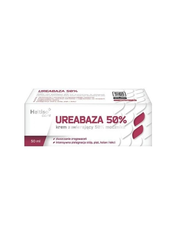 Heltiso Care UREABASE 50% cream containing 50% urea 50 ml