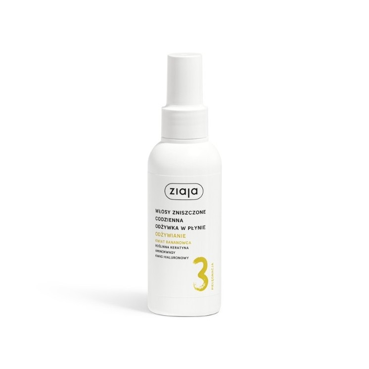 Après-shampoing liquide nourrissant à la fleur de bananier Ziaja 125 ml