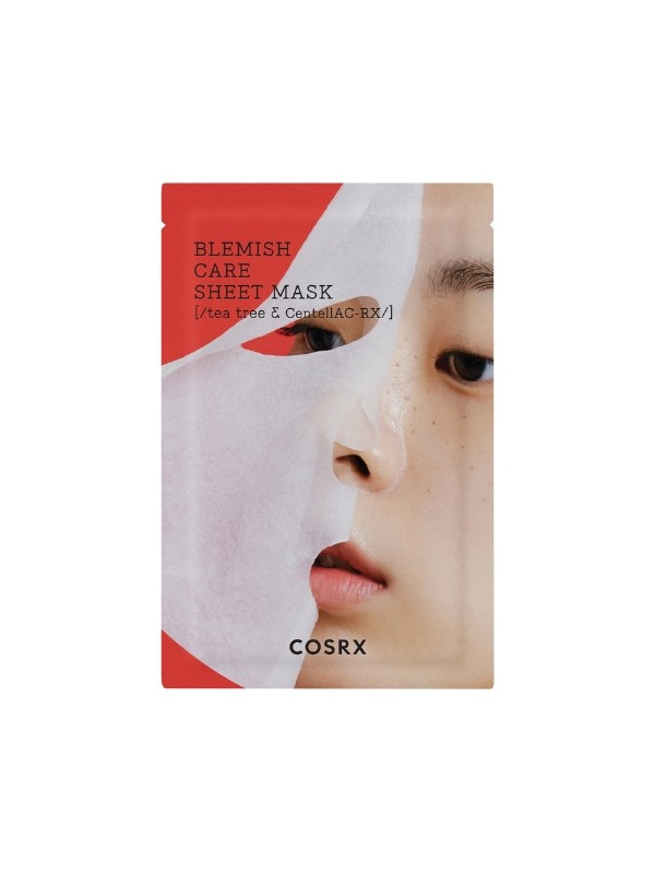 COSRX AC Collection Blemish Care Sheet Mask Anti-Blemish Care Sheet Mask mit H-Baum-Extrakt