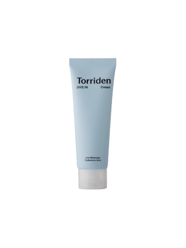 Torriden Dive-In Low Molecule Hyaluronic Acid Cream Feuchtigkeitscreme mit niedermolekularer Hyaluronsäure und Ceramiden, 80 ml