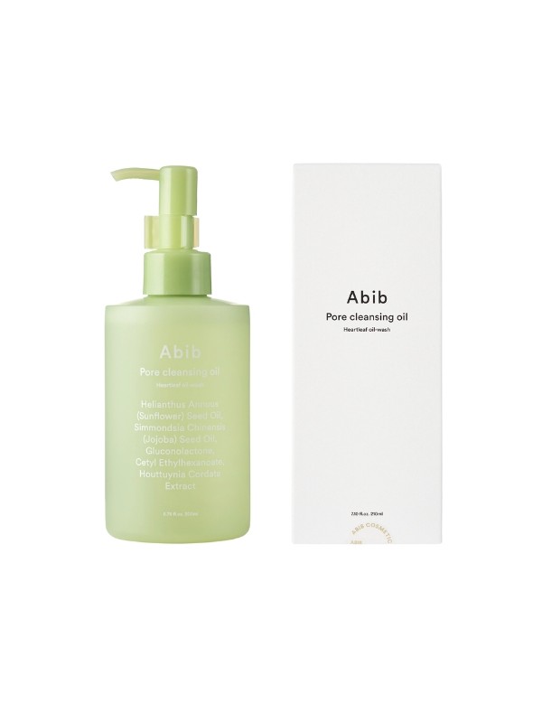 Abib Pore Cleansing Oil Heartleaf Oil-Wash Make-upverwijderingsolie die talg vermindert 200 ml