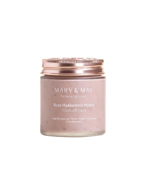 Mary&May Rose Hyaluronic Hydra Wash off Pack Hydraterend Masker met Klei 125 g