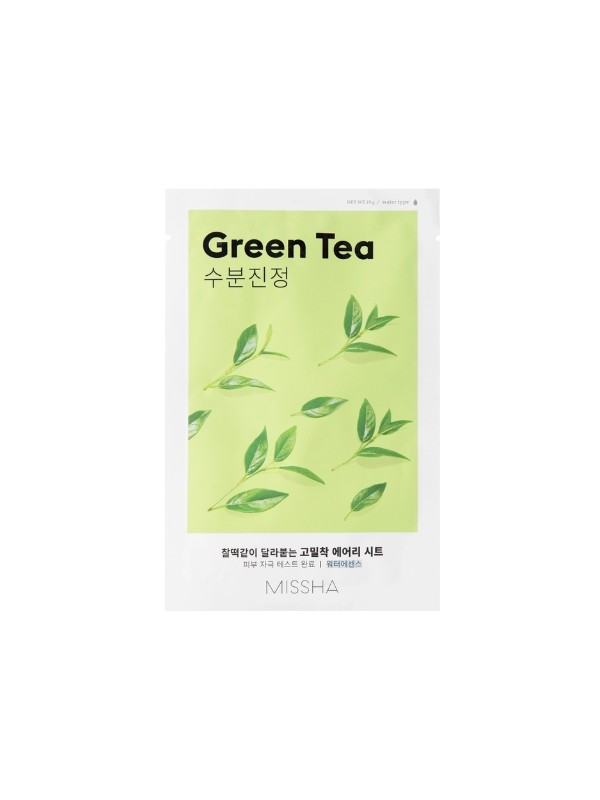 Missha Airy Fit Sheet Mask Green Tea Moisturizing Sheet Mask 19 г