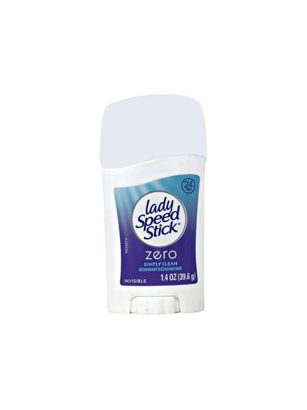 Lady Speed Stick Antyperspirant w sztyfcie Zero Simply Clean 39,6 g