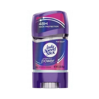 Lady Speed Stick Invisible Dry Antiperspirant w żelu Fresh Fusion 65 г