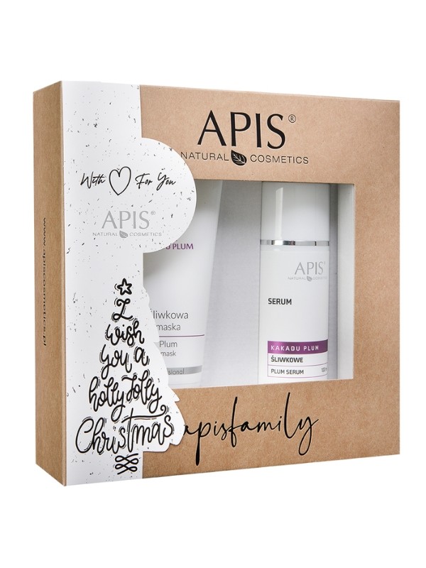 Apis Kerstset Kakadu pruim Pruimenmasker 200 ml + serum 100 ml