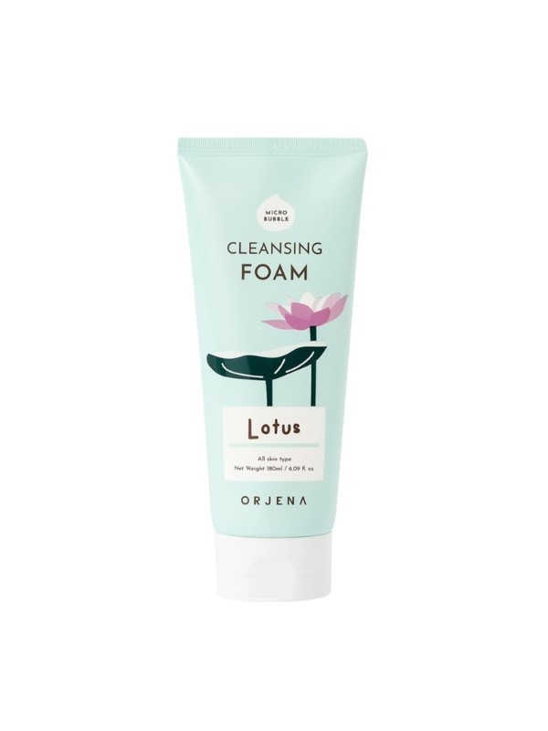 Orjena Cleansing Foam Lotus Smile Day очищаюча пінка для обличчя 180 мл