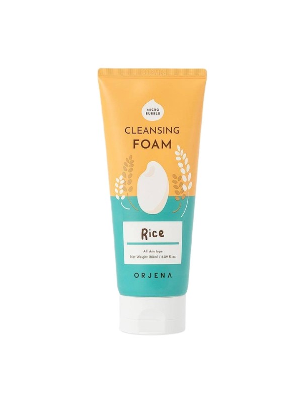 Orjena Cleansing Foam Rice Smile Day очищаюча піна для обличчя 180 мл