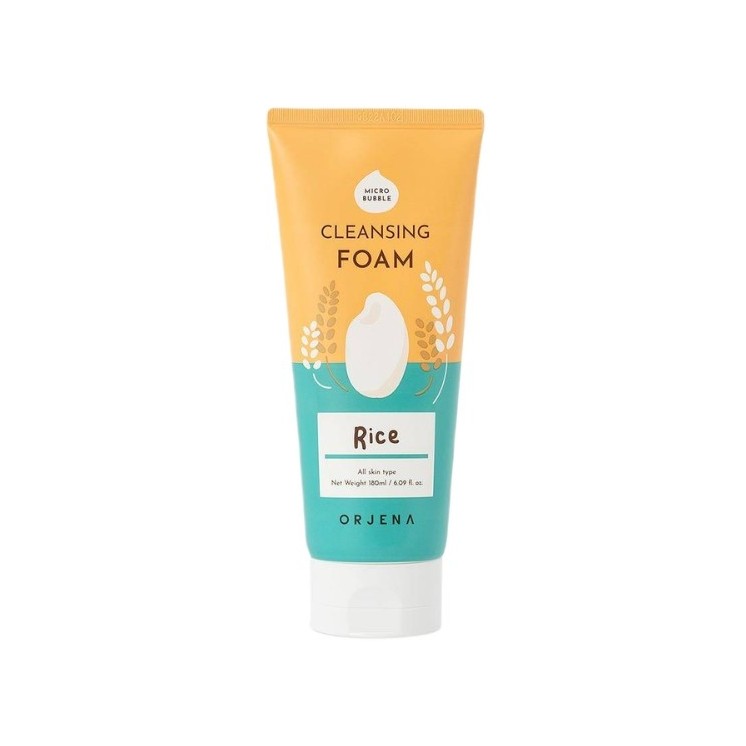 Orjena Cleansing Foam Rice Smile Day очищаюча піна для обличчя 180 мл