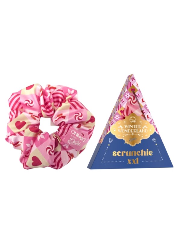 OnlyBio x Wedel Hair in Balance Scrunchie XXL Milk Chocolate Strawberry