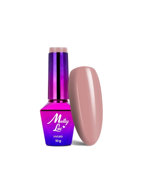 MollyLac Hybrid Nail Polish Skin & Make up Natural /303/ 10 ml