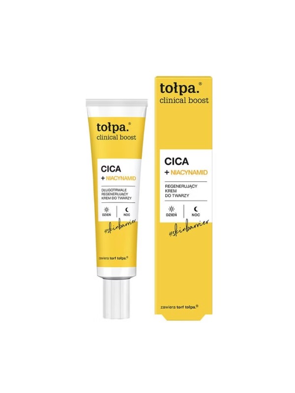 Tołpa Clinical Boost Regenerierende Gesichtscreme CICA und Niacinamid 40 ml