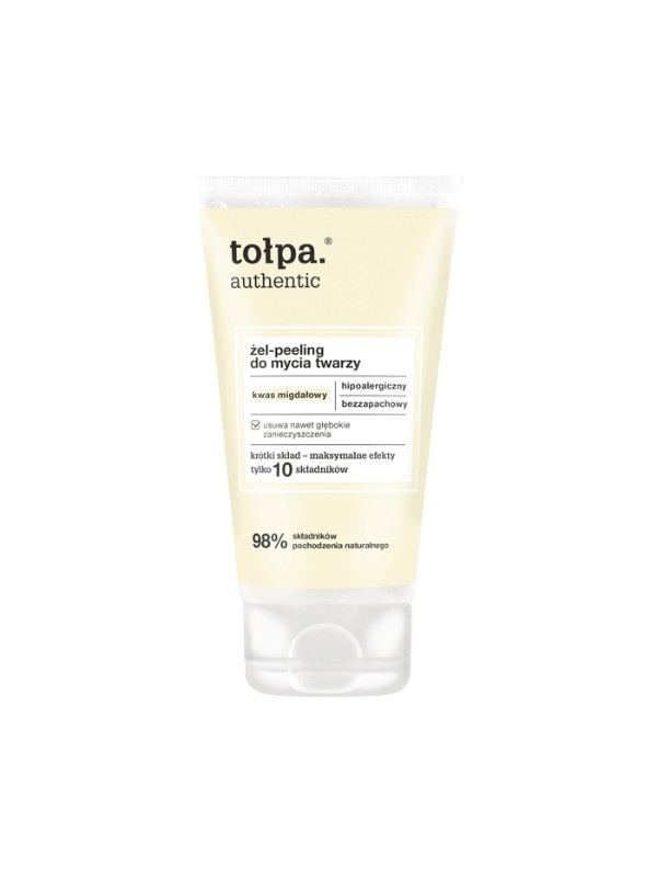 Tołpa Authentic Гель- Peeling для очищення обличчя з мигдальною кислотою 150 мл