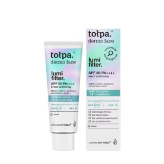 Tołpa Dermo gezicht Lumi Filter Beschermende Crème SPF 50 PA++++ 40 ml