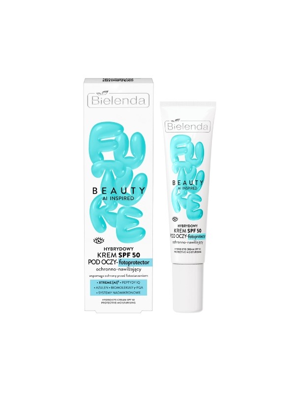 Bielenda FUTURE BEAUTY Hybrid cream - photoprotector under the eyes SPF 50 protective - moisturizing 15 ml