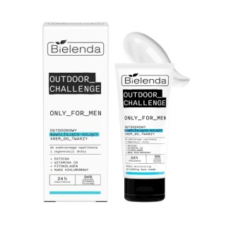 Bielenda Only For Men OUTDOOR CHALLENGE Feuchtigkeitsspendende und beruhigende Outdoor-Gesichtscreme 50 ml