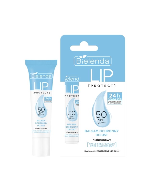 Bielenda LIP PROTECT Beschermende lippenbalsem SPF 50 hyaluronzuur 10 g