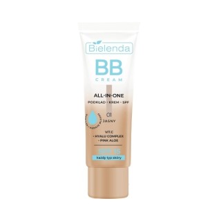 Bielenda ALL IN ONE BB CREAM alle huidtypes tint 01 licht 30 ml