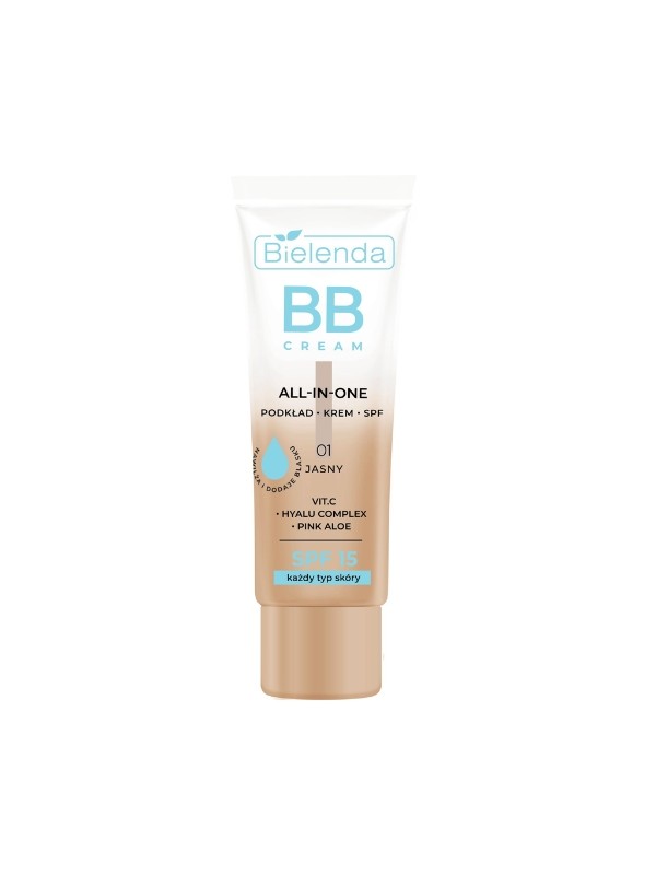 Bielenda ALL IN ONE BB CREAM każdy typ skóry odcień 01 jasny 30 ml