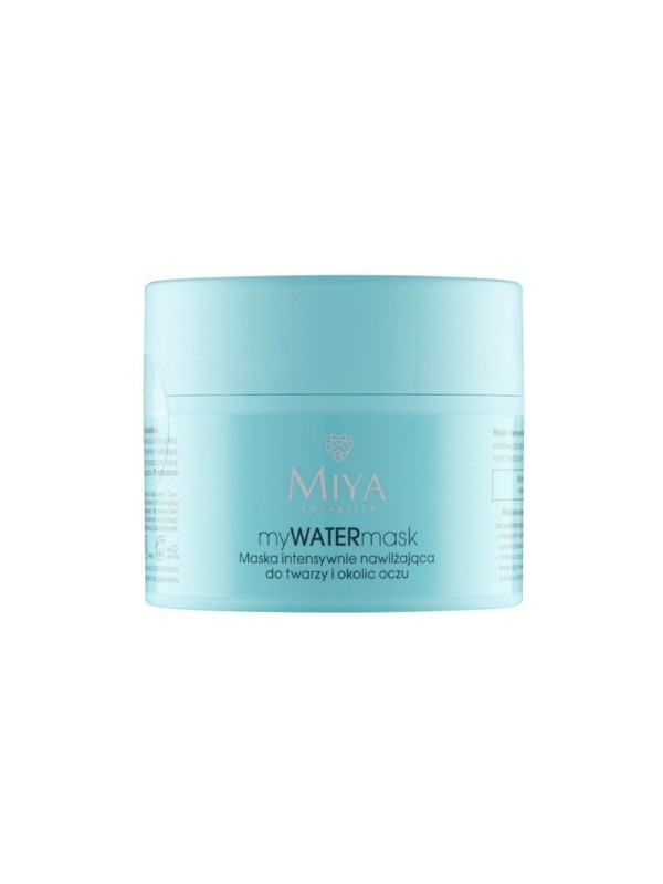 Miya MyWATERmask Intensiv feuchtigkeitsspendende Maske für Gesicht und Augenpartie 50 ml