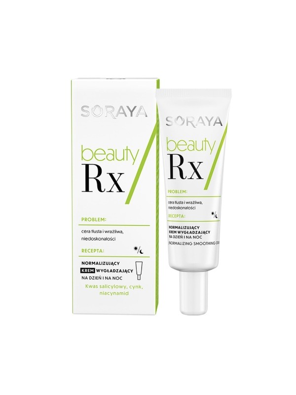 Soraya Beauty RX Normalisierende glättende Gesichtscreme mit Säuren und Zink 50 ml