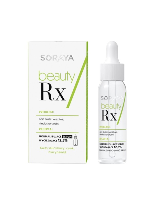 Soraya Beauty RX Normalisierendes beruhigendes Serum mit Salicylsäure, Zink und Niacinamid 30 ml