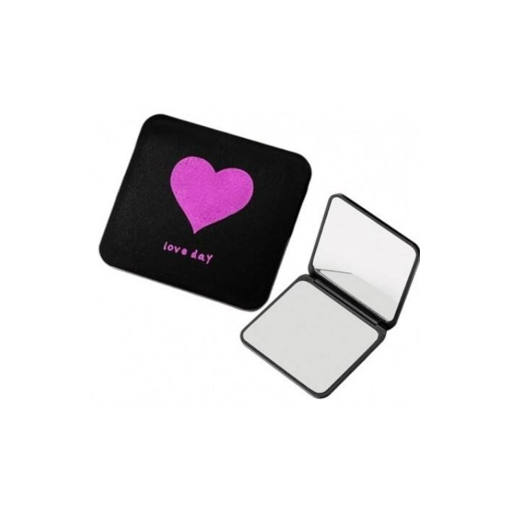 Miroir cosmétique élégant à ouverture ECARLA BLACK HEART