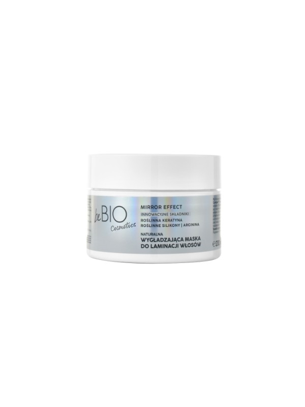 BeBio Cosmetics Natural Smoothing Mask for Hair Lamination Mirror Effect Baby Hair Complex 200 ml