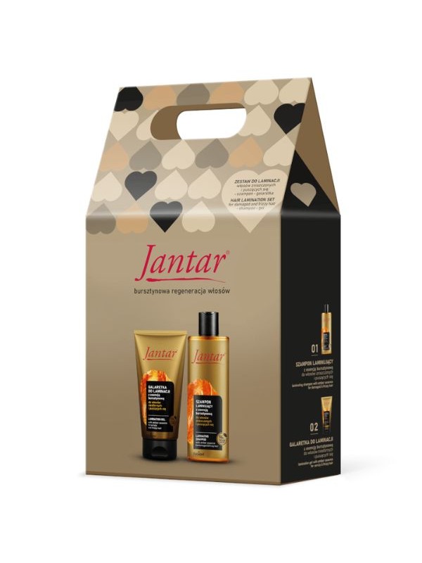 Farmona Jantar hair lamination set 2 elements Shampoo + Jelly