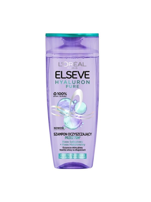 L'oreal Elseve Hyaluron Pure Scalp Cleansing Shampoo 400 ml