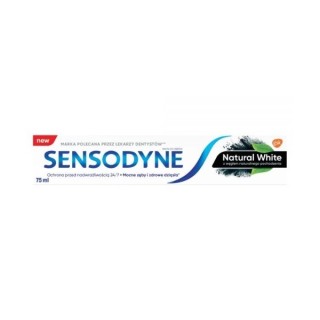 Sensodyne Natural White mit Aktivkohle Zahnpasta 75 ml