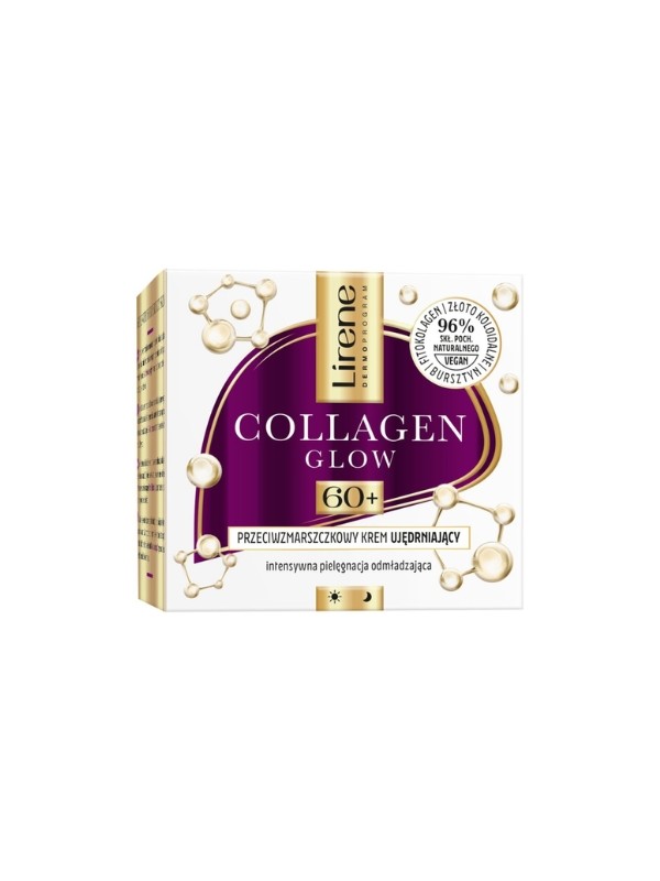 Зміцнюючий крем проти зморшок Lirene Collagen Glow 60+ 50 мл