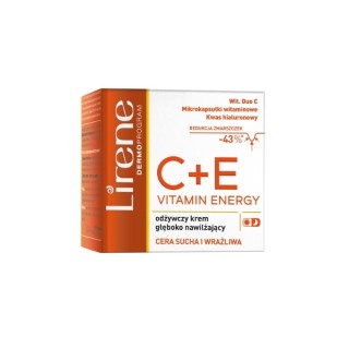 Lirene Vitamin Energy C+E voedende diep hydraterende crème 50 ml