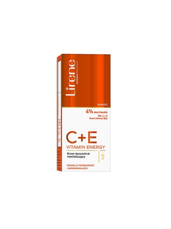 Lirene Krem-koncentrat rewitalizujący do twarzy C+E Vitamin Energy 40 ml