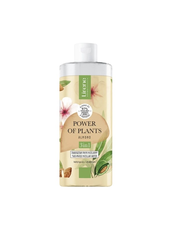 Lirene Power of Plants Almond Zweiphasen-Mizellenflüssigkeit 400 ml