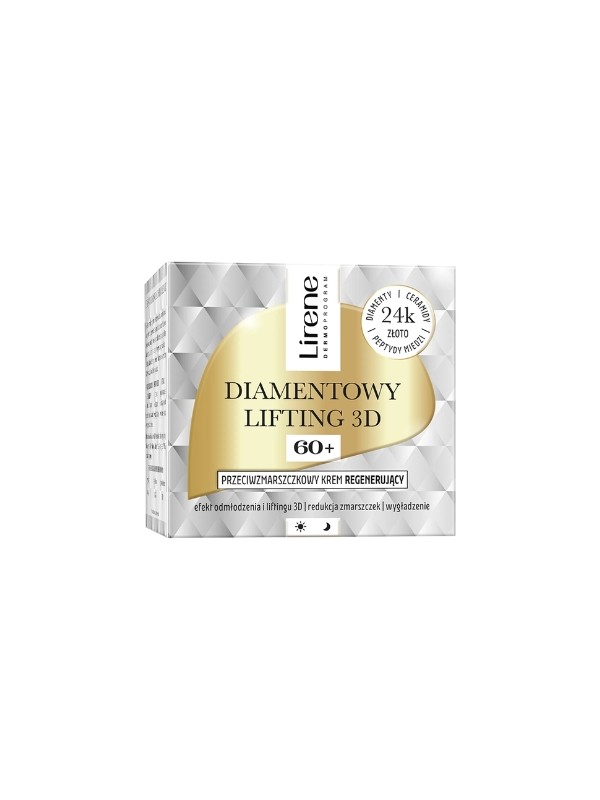 Lirene Diamond Lifitng 3D Anti-rimpel regenererende crème 60+ 50 ml