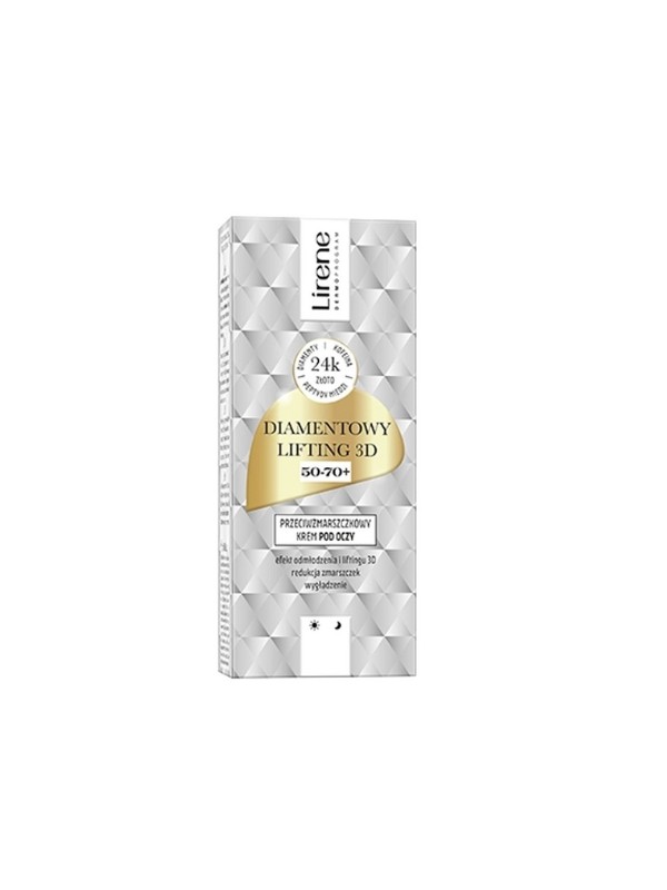 Lirene Diamond Lifting 3D Anti-rimpel oogcrème 15 ml